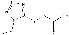 2-[(1-ethyl-1H-1,2,3,4-tetrazol-5-yl)sulfanyl]acetic acid Structure