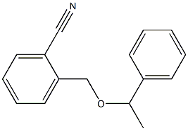 2-[(1-phenylethoxy)methyl]benzonitrile|