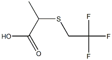 2-[(2,2,2-trifluoroethyl)thio]propanoic acid Structure