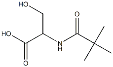 2-[(2,2-dimethylpropanoyl)amino]-3-hydroxypropanoic acid|