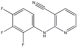 2-[(2,3,4-trifluorophenyl)amino]nicotinonitrile|