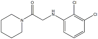 2-[(2,3-dichlorophenyl)amino]-1-(piperidin-1-yl)ethan-1-one Structure