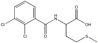 2-[(2,3-dichlorophenyl)formamido]-4-(methylsulfanyl)butanoic acid Structure