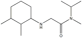 2-[(2,3-dimethylcyclohexyl)amino]-N-methyl-N-(propan-2-yl)acetamide