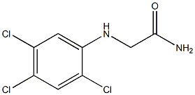 2-[(2,4,5-trichlorophenyl)amino]acetamide 结构式