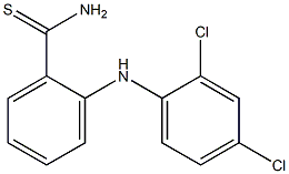 2-[(2,4-dichlorophenyl)amino]benzene-1-carbothioamide Struktur