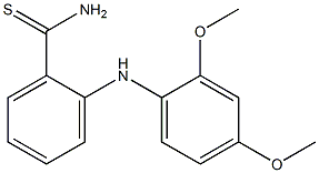 2-[(2,4-dimethoxyphenyl)amino]benzene-1-carbothioamide