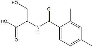 2-[(2,4-dimethylbenzoyl)amino]-3-hydroxypropanoic acid