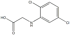 2-[(2,5-dichlorophenyl)amino]acetic acid Structure