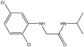 2-[(2,5-dichlorophenyl)amino]-N-(propan-2-yl)acetamide Struktur