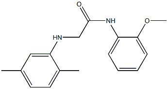  2-[(2,5-dimethylphenyl)amino]-N-(2-methoxyphenyl)acetamide