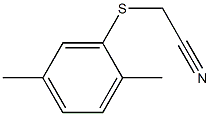2-[(2,5-dimethylphenyl)sulfanyl]acetonitrile Structure