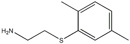 2-[(2,5-dimethylphenyl)thio]ethanamine Structure