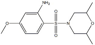 2-[(2,6-dimethylmorpholine-4-)sulfonyl]-5-methoxyaniline