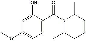  2-[(2,6-dimethylpiperidin-1-yl)carbonyl]-5-methoxyphenol