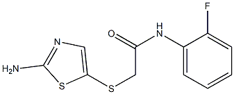  2-[(2-amino-1,3-thiazol-5-yl)thio]-N-(2-fluorophenyl)acetamide