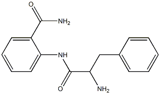 2-[(2-amino-3-phenylpropanoyl)amino]benzamide Structure