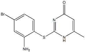 2-[(2-amino-4-bromophenyl)sulfanyl]-6-methyl-1,4-dihydropyrimidin-4-one