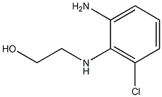 2-[(2-amino-6-chlorophenyl)amino]ethan-1-ol Struktur