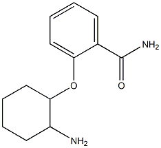 2-[(2-aminocyclohexyl)oxy]benzamide 结构式