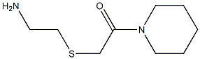 2-[(2-aminoethyl)sulfanyl]-1-(piperidin-1-yl)ethan-1-one Structure