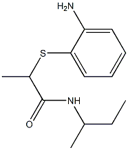 2-[(2-aminophenyl)sulfanyl]-N-(butan-2-yl)propanamide