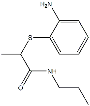 2-[(2-aminophenyl)sulfanyl]-N-propylpropanamide