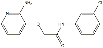  2-[(2-aminopyridin-3-yl)oxy]-N-(3-chlorophenyl)acetamide