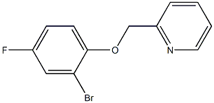 2-[(2-bromo-4-fluorophenoxy)methyl]pyridine