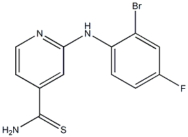 2-[(2-bromo-4-fluorophenyl)amino]pyridine-4-carbothioamide