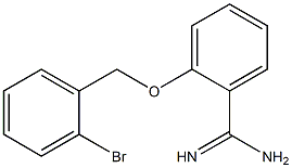2-[(2-bromobenzyl)oxy]benzenecarboximidamide Struktur