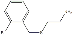 2-[(2-bromobenzyl)thio]ethanamine 化学構造式