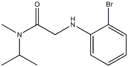2-[(2-bromophenyl)amino]-N-methyl-N-(propan-2-yl)acetamide