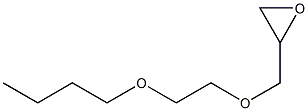 2-[(2-butoxyethoxy)methyl]oxirane Structure