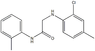 2-[(2-chloro-4-methylphenyl)amino]-N-(2-methylphenyl)acetamide Structure