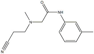 2-[(2-cyanoethyl)(methyl)amino]-N-(3-methylphenyl)acetamide