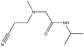  2-[(2-cyanoethyl)(methyl)amino]-N-(propan-2-yl)acetamide