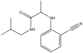 2-[(2-cyanophenyl)amino]-N-(2-methylpropyl)propanamide|