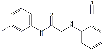 2-[(2-cyanophenyl)amino]-N-(3-methylphenyl)acetamide