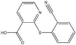 2-[(2-cyanophenyl)sulfanyl]pyridine-3-carboxylic acid|
