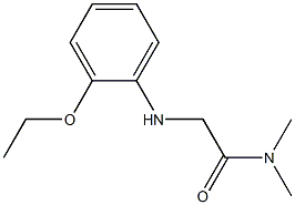 2-[(2-ethoxyphenyl)amino]-N,N-dimethylacetamide Structure