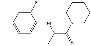 2-[(2-fluoro-4-methylphenyl)amino]-1-(piperidin-1-yl)propan-1-one