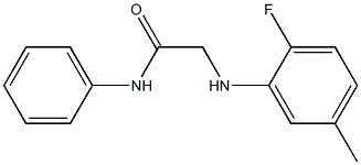 2-[(2-fluoro-5-methylphenyl)amino]-N-phenylacetamide