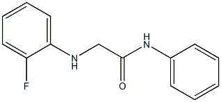 2-[(2-fluorophenyl)amino]-N-phenylacetamide Structure