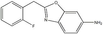 2-[(2-fluorophenyl)methyl]-1,3-benzoxazol-6-amine Structure