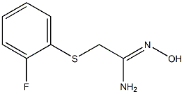 2-[(2-fluorophenyl)sulfanyl]-N'-hydroxyethanimidamide|