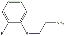 2-[(2-fluorophenyl)thio]ethanamine Structure