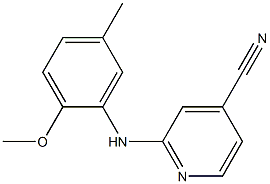  2-[(2-methoxy-5-methylphenyl)amino]isonicotinonitrile