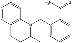  2-[(2-methyl-1,2,3,4-tetrahydroquinolin-1-yl)methyl]benzene-1-carbothioamide