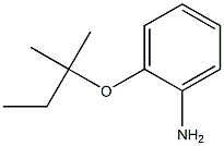 2-[(2-methylbutan-2-yl)oxy]aniline Struktur